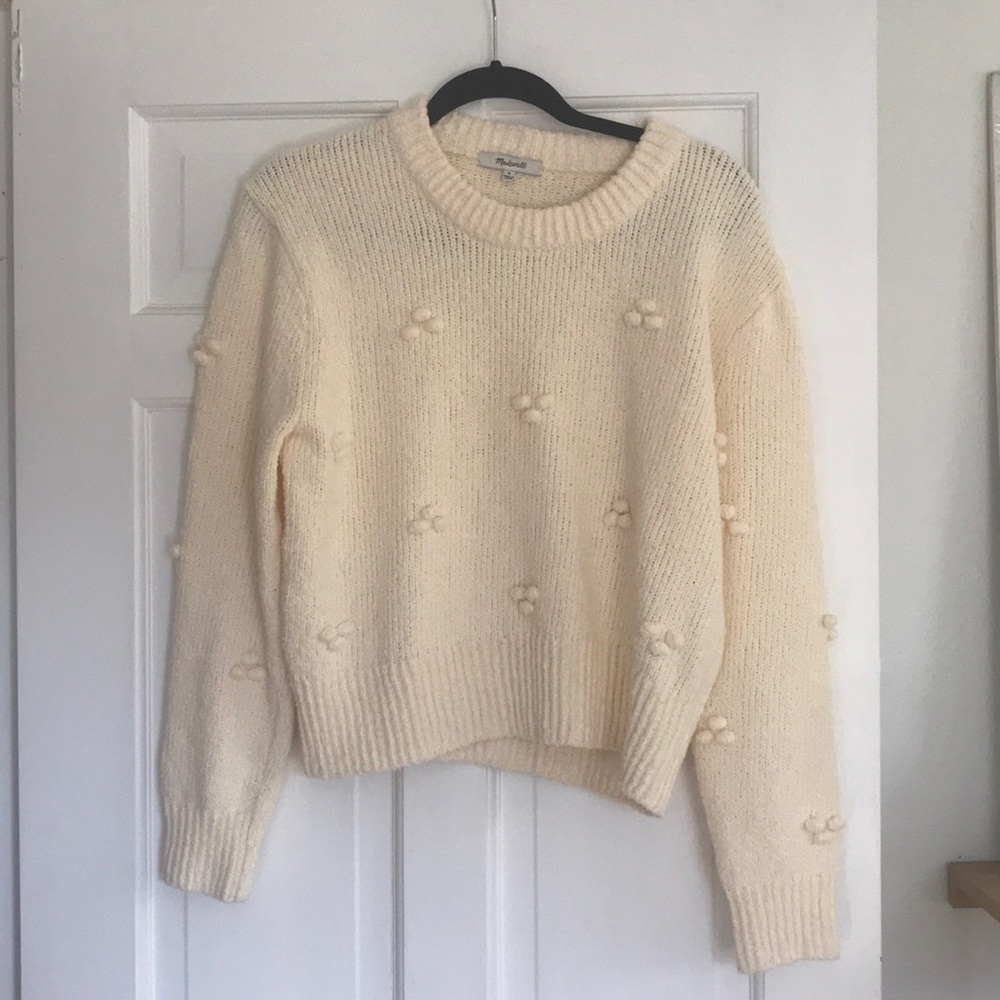 Madewell Dotted Bobble Pullover